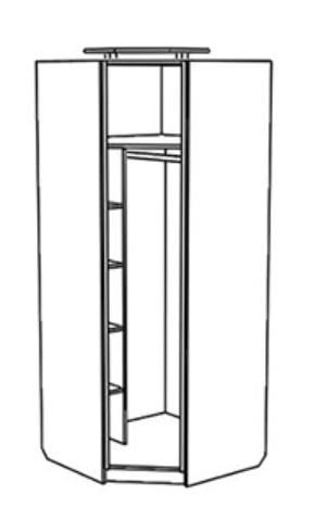 Шкаф Фудзи угловой