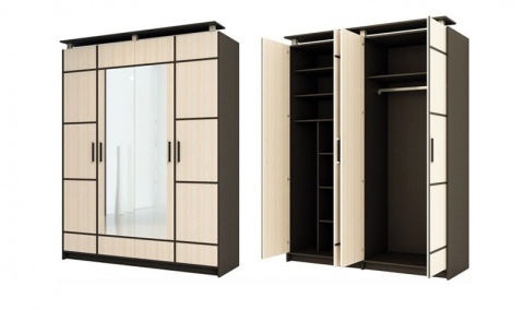 Шкаф Фудзи 4х створчатый