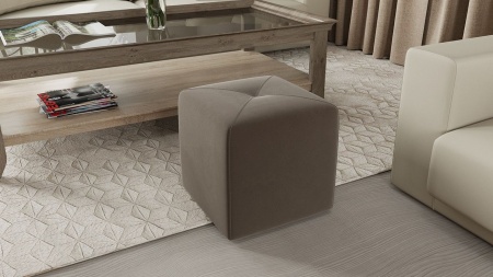 Пуф №6 Велюр Разные Цвета/Ш-400 × Г-400 × В-430 мм