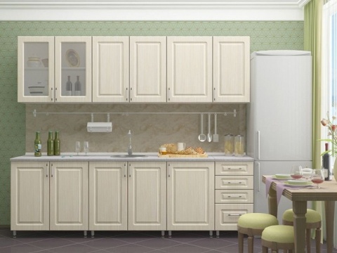 Кухонный Гарнитур Венесуэла  МДФ 2500 мм