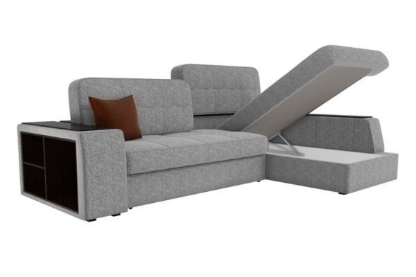 Диван Угловой Брюссель Ш-2600 х Г-1750 х В-950 мм/Спальное место Ш-1500 х Г-2000 мм/Разные Цвета